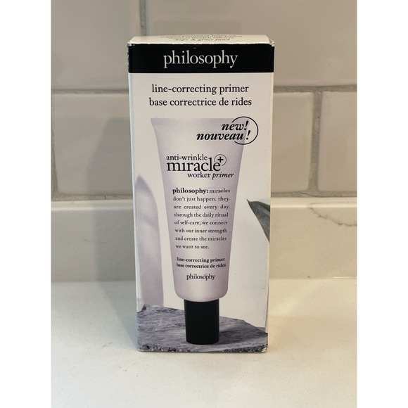 Philosophy Anti-Wrinkle Miracle Worker Primer Line-Correcting Skin 0.9 fl oz New - Picture 1 of 4